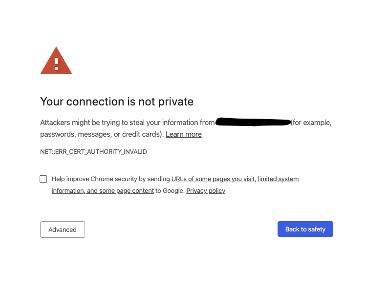 How to Fix Chrome's "Your Connection is Not Private" Error in MacOS
