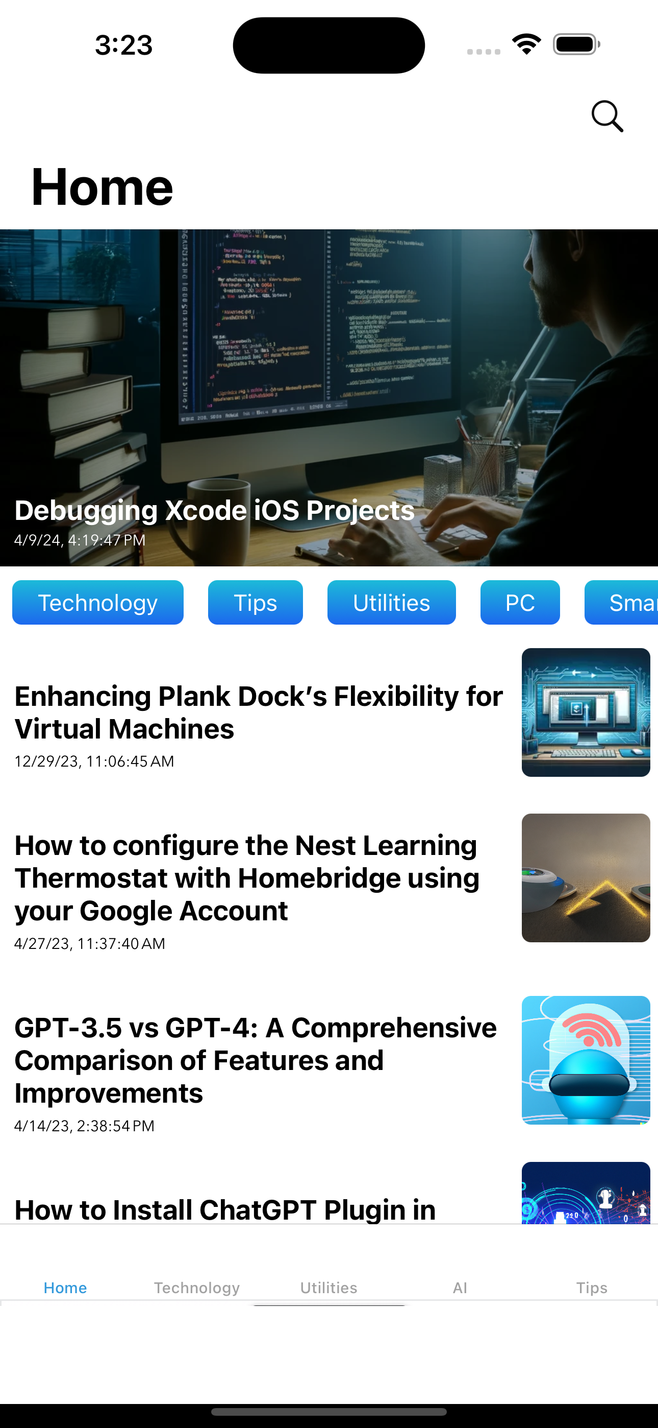A new release of the freddyreyes.com iOS app is now available
